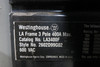 Westinghouse Type W 250 Amp Breaker Size 5 Starter 36" MCC Bucket 250A (BJ0983-1)
