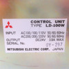 Mitsubishi LD-100W Power Regulator Type LD100W Control Unit DC24V 3.8A Max (AH0462-1)