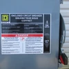 Square D LX-600-AWK 600A 600V Circuit Breaker Enclosure 3R 600 Amp LX600AWK E05 (AH0556-2)