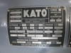 KATO 100 kW 60EX9E Kamag 18 Brushless Generator Exciter Head End 16102-3 125 kVA (DW7231-1)