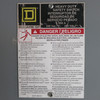 Square D H324NRB 200A 240V Fusible Safety Switch Disconnect 3R Ser F05 200 Amp (AH0608-1)