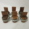 Bussmann 616 Fuse Reducers 100 Amp to 60 Amp 600VAC Copper (LOT OF 6) (3 PAIRS) (AH0773-22)
