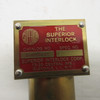 The Superior Interlock S105813Y Lock Brass 2 Peices Yale 16488 w/ Hardware & Key (AH1099-1)