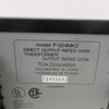 TOA Corporation P-924MK2 Amplifier 900 Series II Single Channel 240 Watt 120VAC (AH1280-4)