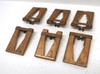 Bussmann 2641 Fuse Reducers 400 Amp to 100 Amp 100A-400A (LOT OF 6) (3 PAIR) (DW8316-1)