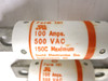 NEW Gould Shawmut Amp-Trap A50P100-4 Fuses 100A 500V Form 101 Type 4 (LOT OF 3) (AH1452-9)