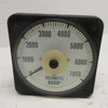 ASCO BLS-77 AC Kilowatts Panel Meter 491942-113-D-E1 (Range 0/7000 AC Kilowatts) (AH1459-1)