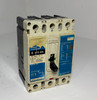 Westinghouse HFD3040L 40A Circuit Breaker Matte Blue 3P HFD3040 40 Amp bad label (EM5956-1)