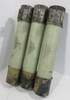Westinghouse 449D597G06 Type CLS-12 Fuses 2.75/5.5kV 130 Amp 130A (LOT OF 3) (AH1477-1)