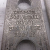 NEW Burndy YAZ342N 500 kcmil (N500) Crimp Lugs Brown Die 299/20 NNB (LOT OF 6) (AH1480-6)