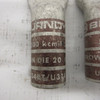 NEW Burndy YAZ342N 500 kcmil (N500) Crimp Lugs Brown Die 299/20 NNB (LOT OF 6) (AH1480-6)