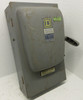 Square D H323N 100A 240V 4W Fusible Safety Switch Disconnect 100 Amp A1 3PH (AH1555-1)