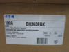 NEW Eaton DH363FGK 100A 600V Fusible Safety Switch Disconnect 100 Amp 480V (DW8550-4)
