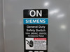 NEW Siemens GF323N 100A 240V Fusible Safety Switch Disconnect 100 Amp 240 VAC (DW8563-2)