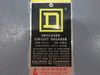 Square D KA-225-S Ser E1 225A 600V Circuit Breaker Enclosure 225 Amp SN225KA (DW8576-8)