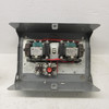 Cutler Hammer 9656 Enclosed Size 0 Reversing Starter 5HP 18A 220V Coil 9656H26G (AH1630-1)