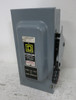 Square D H362N 60A 600V Fusible Safety Switch Disconnect 60 Amp H362-N Ser F1 (DW8713-1)