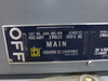 Square D QMB-365-MW 400A 600V Main Fusible Panelboard Switch QMB365MW 400 Amp E1 (DW8719-1)