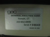 GAC SAM IV Continuous Multi Refrigerant Monitor HCFC-123PPM 03543 HCFC123PPM (EBI1659-1)