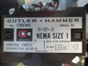 Cutler Hammer CH F10 Unitrol Size 1 Starter 15 Amp Breaker MCC MCCB Bucket 12" (TK0346-5)