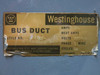 Westinghouse 600 Amp 480/277 V 3PH 4W Bus Duct 47 E 2354 Busway End Tap Box 480V (PM0830-4)