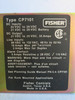 Fisher CP7101 Power Distribution Panel Provox Rosemount Systems CP7101X1-A4 Btry (PM0965-5)