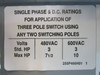 CH FDPWT3611R 30 Amp 600V Twin Fused Panelboard Switch FDP Unit Fusible 30A WH (NP0659-1)