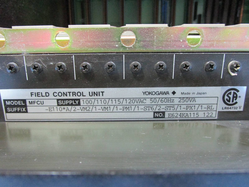 Yokogawa MFCU-E110*A/2-VM2 Field Control Unit PLC Module M FCU Rack Chassis UPG (NP0790-5)