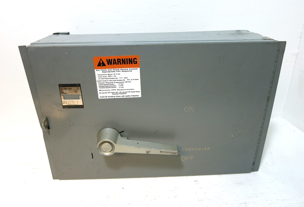 Westinghouse Panelboard Switch FDP-226R 600 Amp 240V FDP226R Fused 2 Pole 600A (TK0807-1)