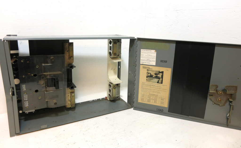 Westinghouse Panelboard Switch FDP-226R 600 Amp 240V FDP226R Fused 2 Pole 600A (TK0807-1)