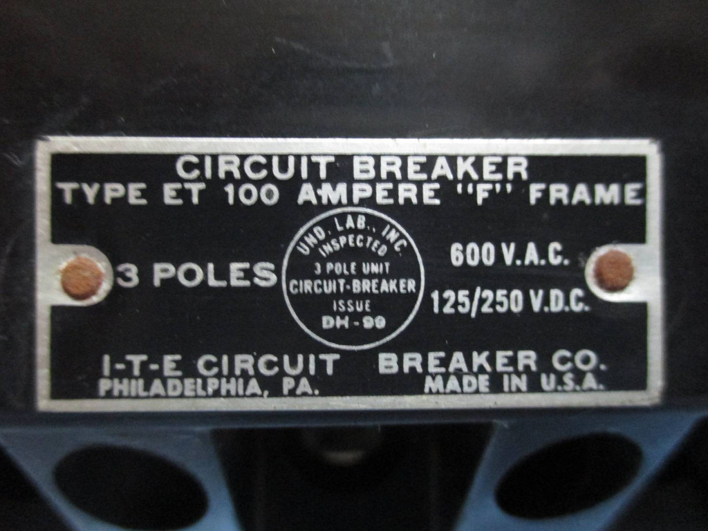 Allen-Bradley AB 798 Series 50 Amp Breaker Type Feeder MCC MCCB Bucket 12" 50A (TK0958-1)