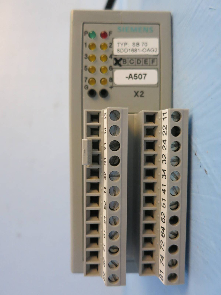 Siemens 6DD1681-0AG2 SB 70 SIMADYN D Output Module PLC Simatic 6DDI68I-OAG2 (PM1491-5)