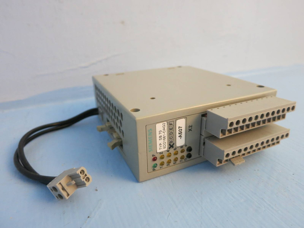 Siemens 6DD1681-0AG2 SB 70 SIMADYN D Output Module PLC Simatic 6DDI68I-OAG2 (PM1491-5)