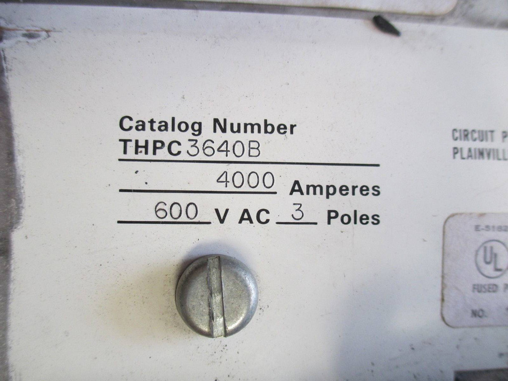 GE THPC3640B 4000 Amp THPC High Pressure Contact Switch HPC THPC3640 A Rust (EBI1964-1)