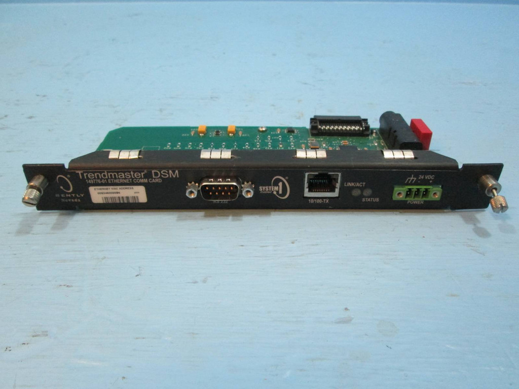 Bently Nevada Trendmaster DSM PWA 149776-01 Ethernet Comm Card PLC Module (NP0893-1)