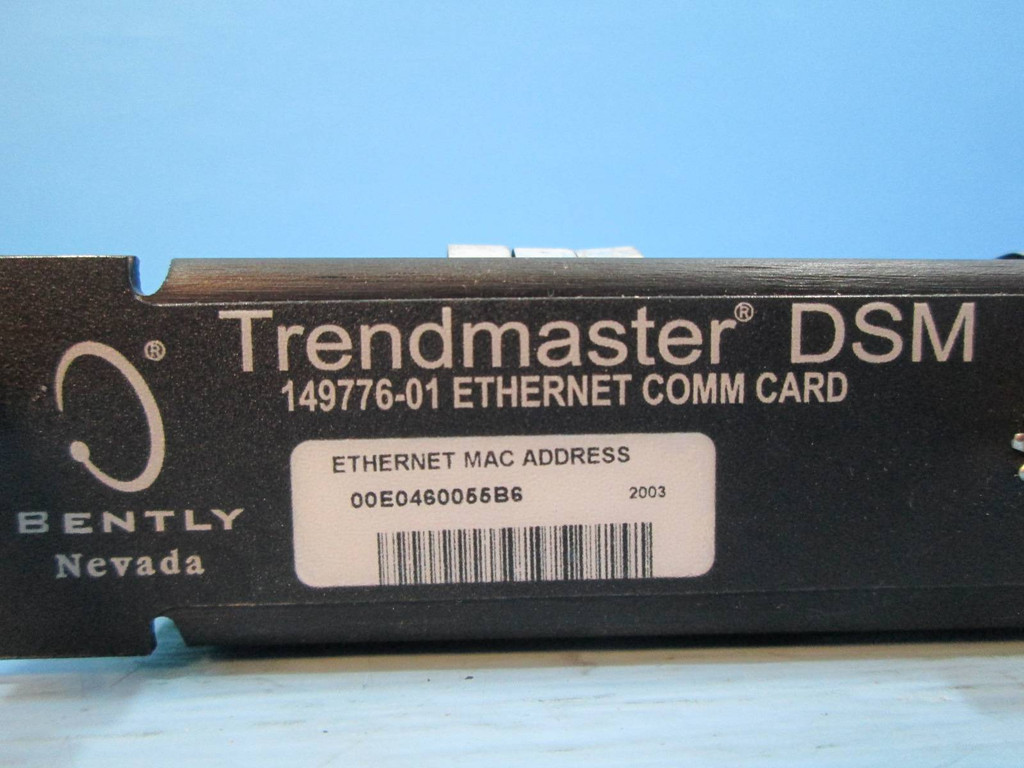 Bently Nevada Trendmaster DSM PWA 149776-01 Ethernet Comm Card PLC Module (NP0893-1)