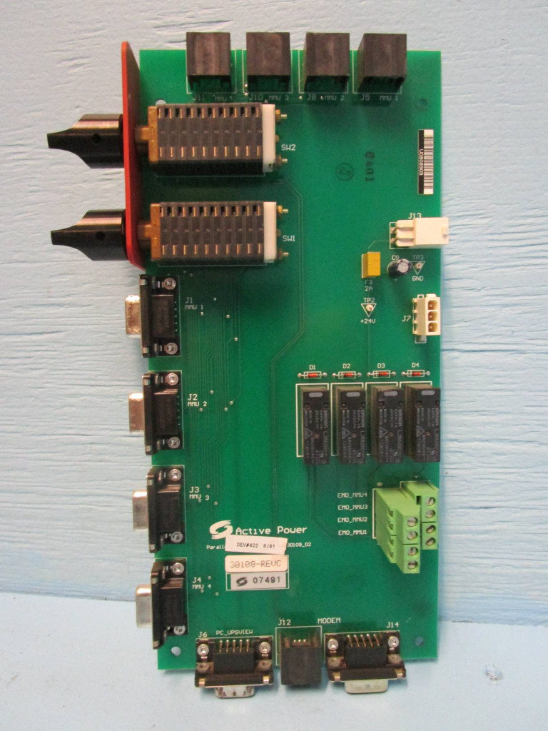 Active Power 30109_02 Parallel Cabinet Interface 30108 PCB 07491 AP PWB Rev C (NP1037-1)