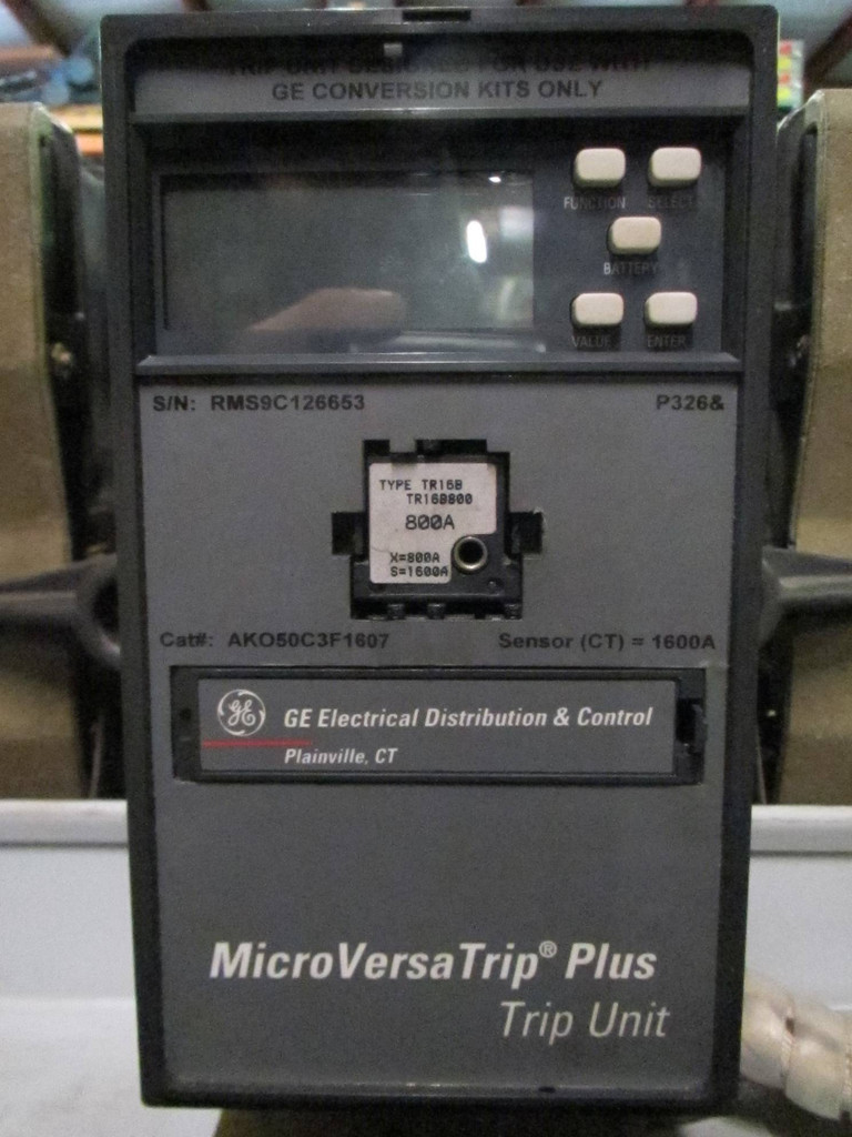 I-T-E K-1600 1600A Retrofit MicroVersaTrip Plus AKO50C3F1607 w 800A RP Gould ITE (PM1760-1)