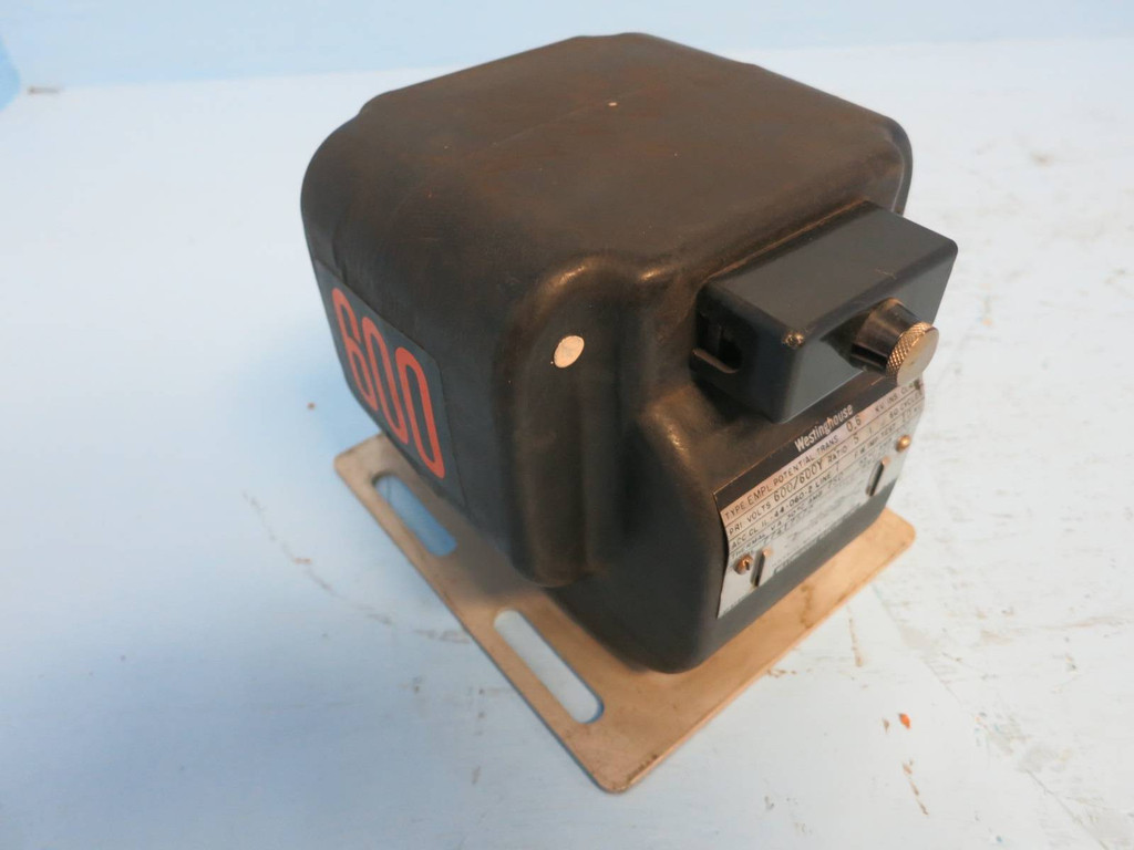 Westinghouse Type EMPL Ratio 5:1 600/600Y Style 254A483G05 Potential Transformer (PM1948-1)