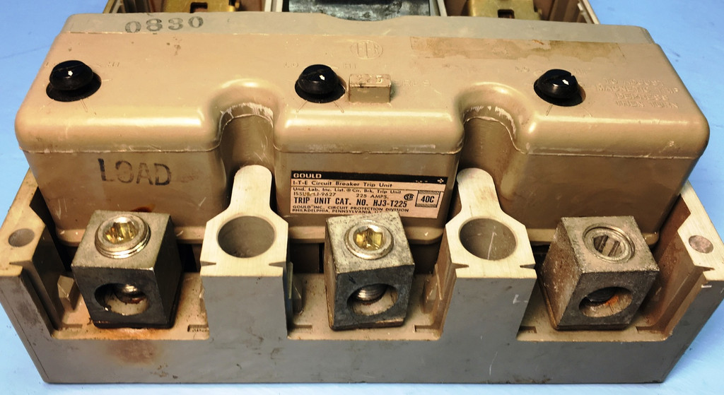 I-T-E Siemens HJ3-F400 400A Circuit Breaker 225 Amp Trip 600V ITE Gould HJ3F400 (EM1445-2)