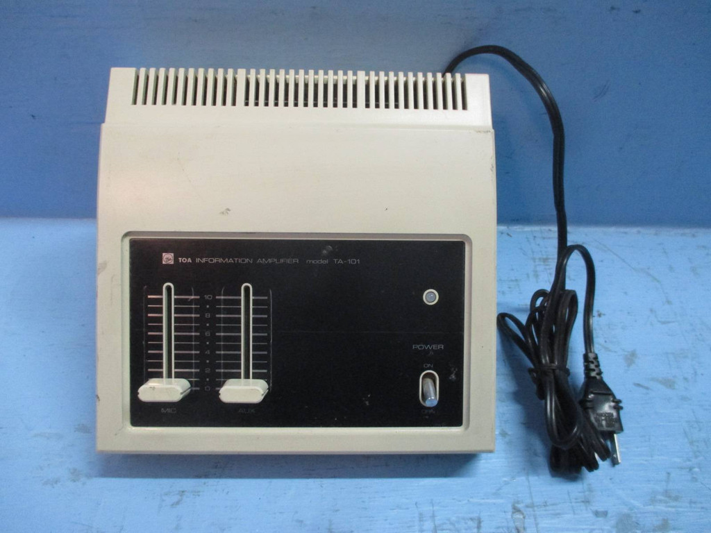 Toa Electric TA-101 Information Amplifier 100V 23W 50/60Hz (TK2116-1)