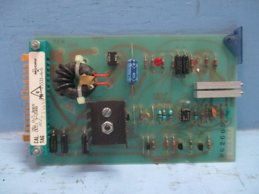 Moore 15531-9-S PLC PC Board 0-5 VDC 4-20ma 1018-108E Acromag 380D4 (TK2133-10)