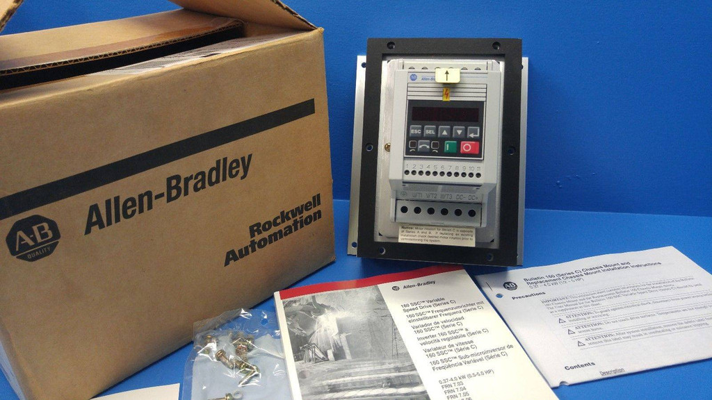 New Allen Bradley 160-BA01PPS1P1 SER. C 0.5HP FRN 7.06 Variable Speed Drive NIB (MM0274-2)