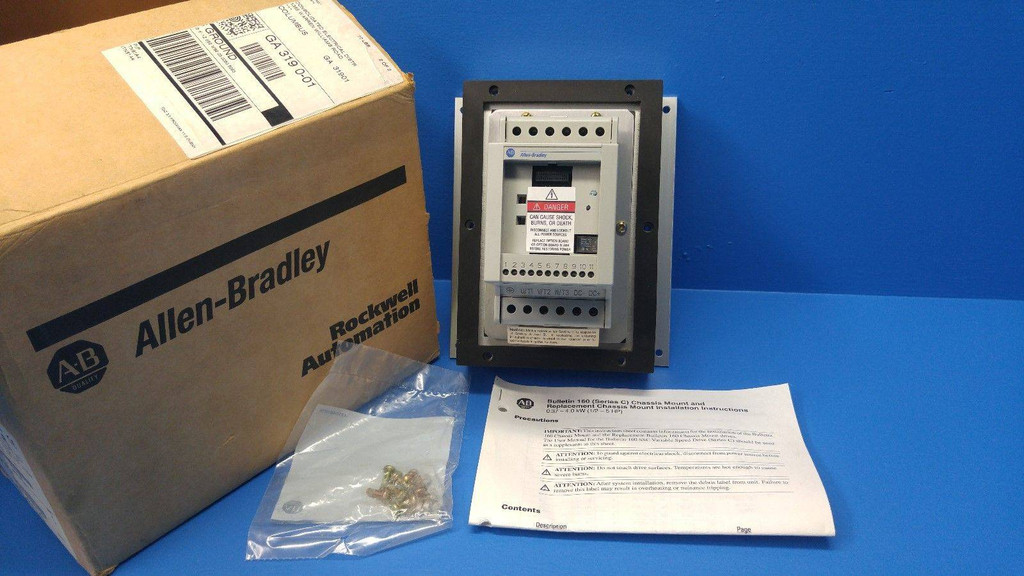 New Allen Bradley 160-BA01PPS1P1 SER. C 0.5HP FRN 7.06 Variable Speed Drive NIB (MM0274-2)