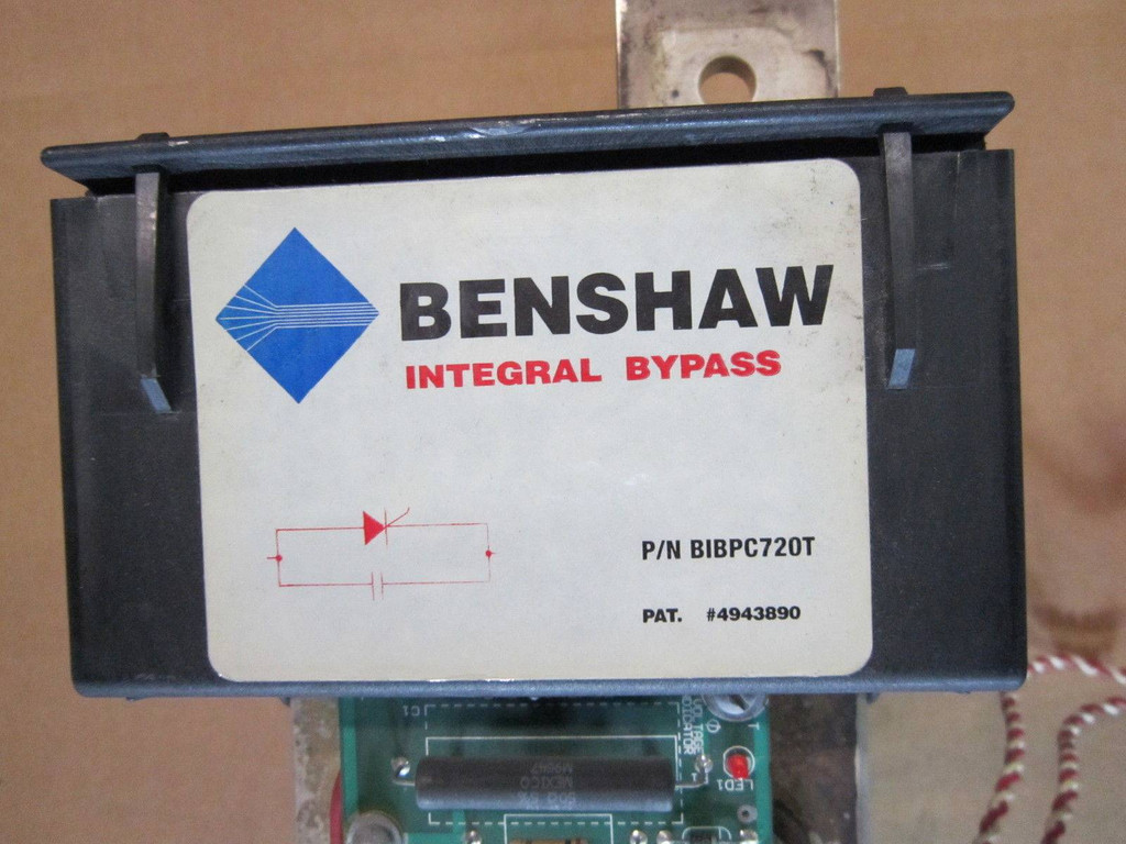 Benshaw Integral Bypass BIBPC720T 476 A UTCCDRS6B-480A (EBI0484-1)