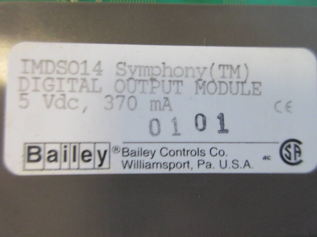 Bailey ABB IMDSO14 Symphony Digital Output Module infi-90 Assy GM9.0382.005.00 (TK2264-1)