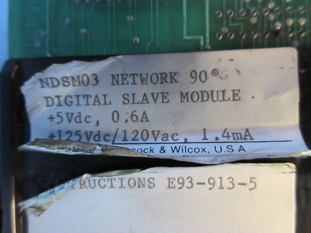 Bailey NDSM03 Network 90 Digital Slave Module 6634614E1 ABB Symphony infi-90 (TK2319-15)