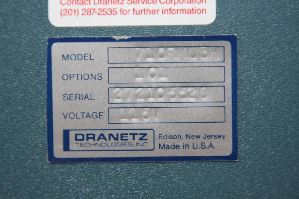 Dranetz 710-RMU-3H Remote Moniter Unit  710RMU3H (EBI1194-2)