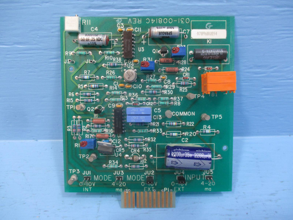 York 031-00814C Rev G Starter Card Circuit Board Chiller VSD PLC (DW0091-2)