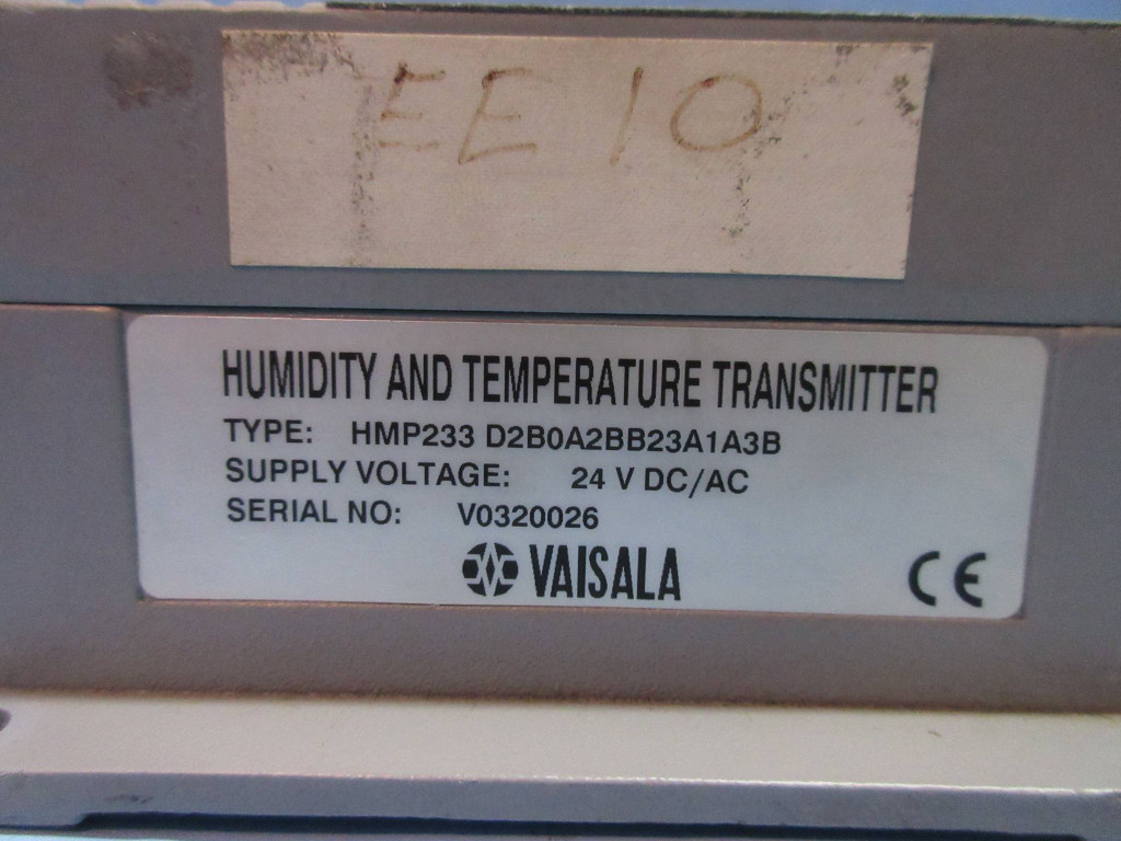 Vaisala HMP233-D2C0A2BB23A1A3B Humidity and Temperature Transmitter 24 VAC / VDC (TK2536-5)